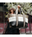 Colorblock Wingman Tote in Pyrite (Black Hardware)