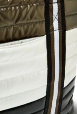 THINK ROYLN Colorblock Wingman Tote in Pyrite (Black Hardware)