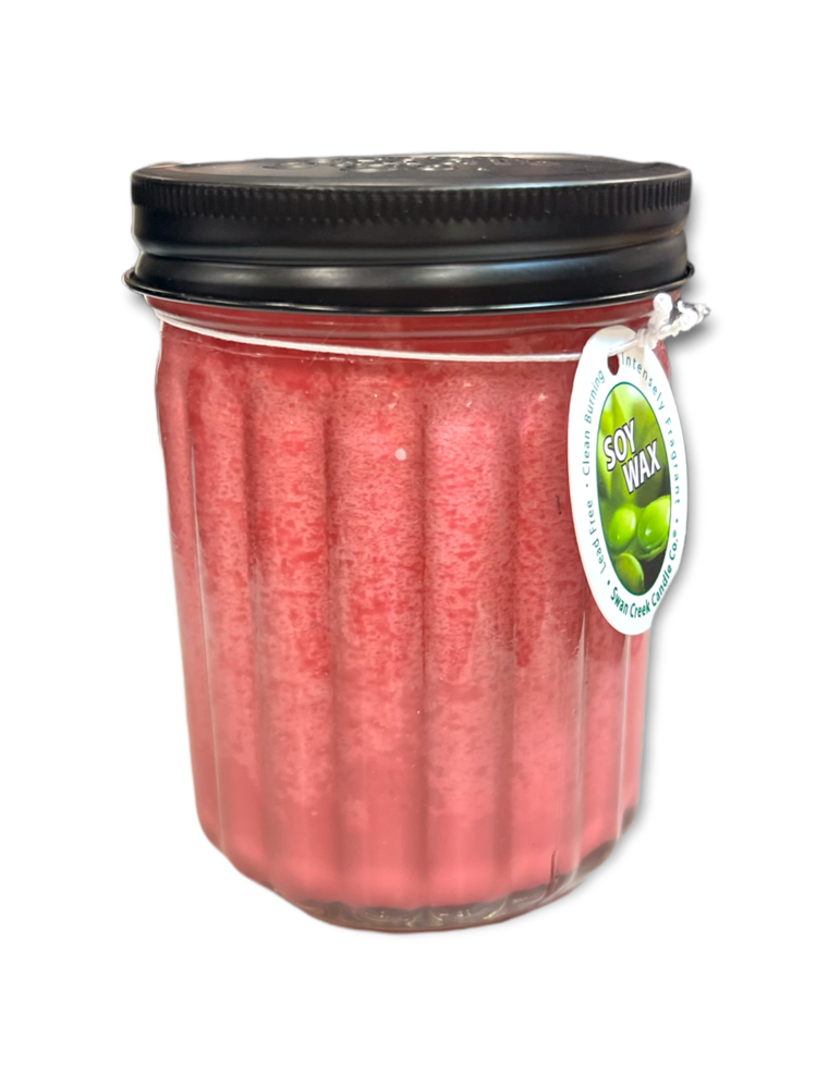 SWAN CREEK CANDLE CO. Homespun Jar in Cranberry Apple Crisp