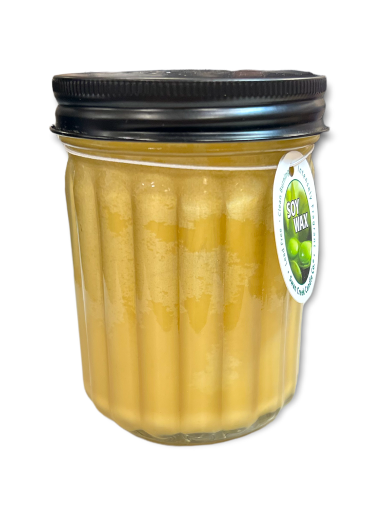 SWAN CREEK CANDLE CO. Homespun Jar in Pumpkin Caramel Drizzle