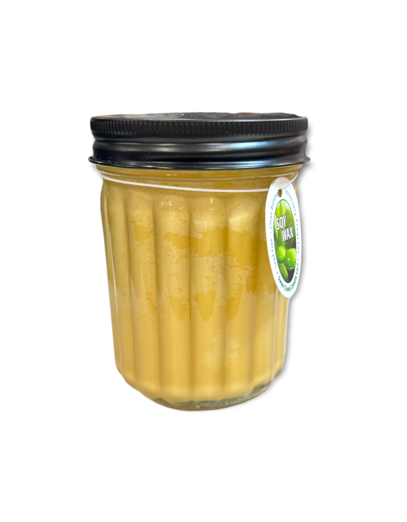SWAN CREEK CANDLE CO. Homespun Jar in Pumpkin Caramel Drizzle