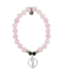 Connection Bracelet in Rose Quartz & Silver