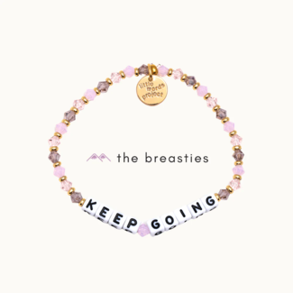 LITTLE WORDS PROJECT Keep Going Bracelet - Breast Cancer