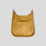 Mini Vegan Suede Messenger Bag Without Strap - Camel (Gold Hardware)