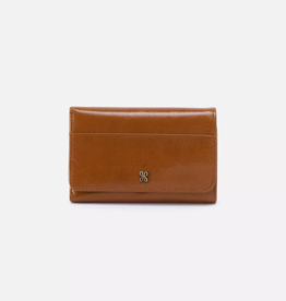 HOBO Jill Trifold Wallet in Truffle