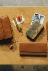 HOBO Jill Trifold Wallet in Truffle