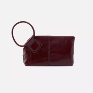 HOBO Sable Wristlet in Merlot