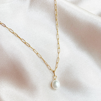 TRUE BY KRISTY Baroque Pearl Necklace
