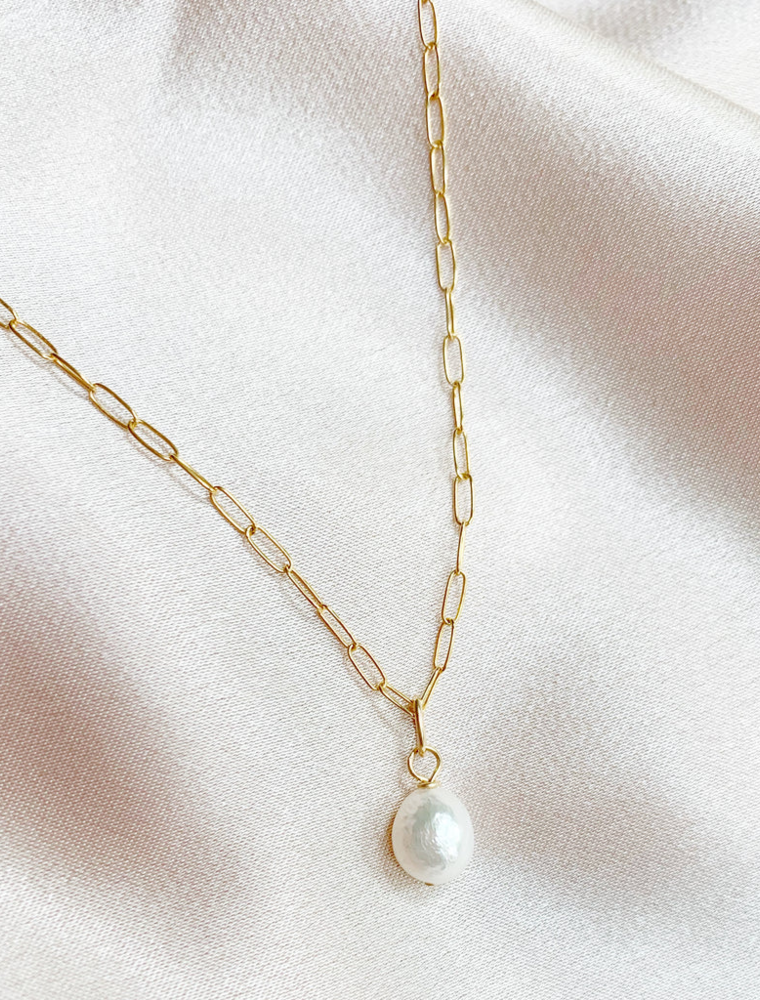 TRUE BY KRISTY Baroque Pearl Necklace