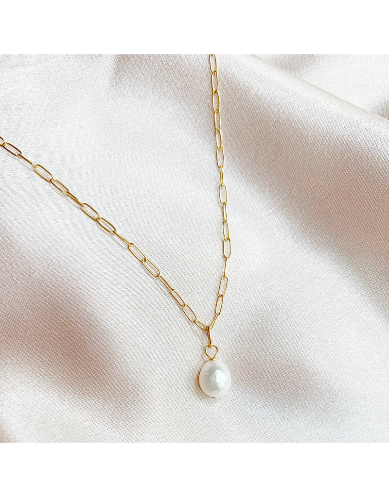 TRUE BY KRISTY Baroque Pearl Necklace