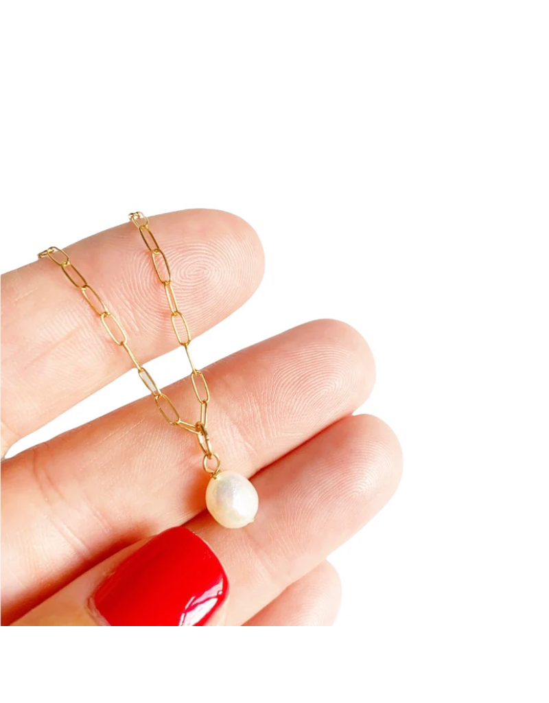 TRUE BY KRISTY Baroque Pearl Necklace