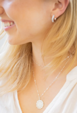 TRUE BY KRISTY Glisten Huggie Hoop Earrings - Silver