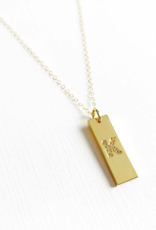 TRUE BY KRISTY Initial Tag Necklace TRUE BY KRISTY Initial Tag Necklace