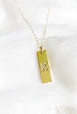 TRUE BY KRISTY Initial Tag Necklace TRUE BY KRISTY Initial Tag Necklace