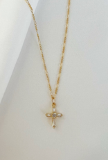 TRUE BY KRISTY Petite Cross Necklace