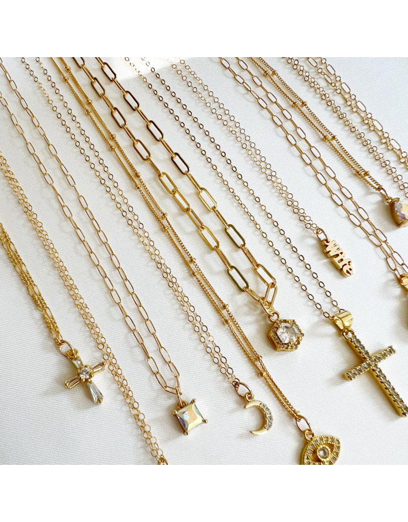 TRUE BY KRISTY Petite Cross Necklace