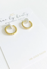 TRUE BY KRISTY Shoreline Huggie Hoop Earrings