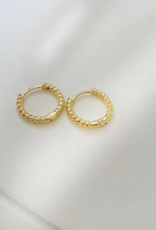 TRUE BY KRISTY Shoreline Huggie Hoop Earrings