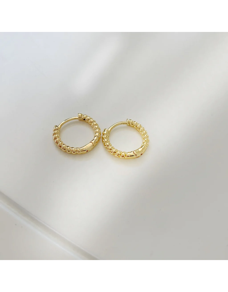 TRUE BY KRISTY Shoreline Huggie Hoop Earrings