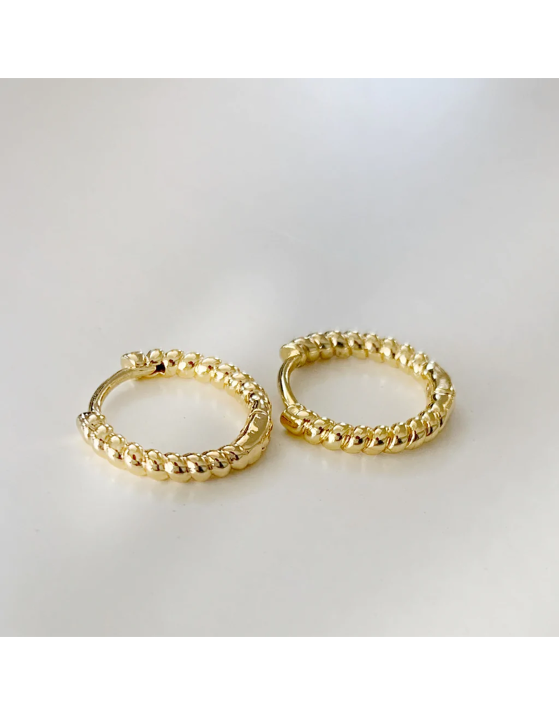 TRUE BY KRISTY Shoreline Huggie Hoop Earrings
