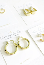 TRUE BY KRISTY Shoreline Huggie Hoop Earrings