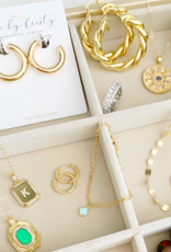 TRUE BY KRISTY Shoreline Huggie Hoop Earrings