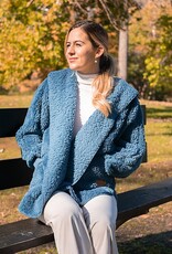 NORDIC BEACH Body Wrap in Blue Denim