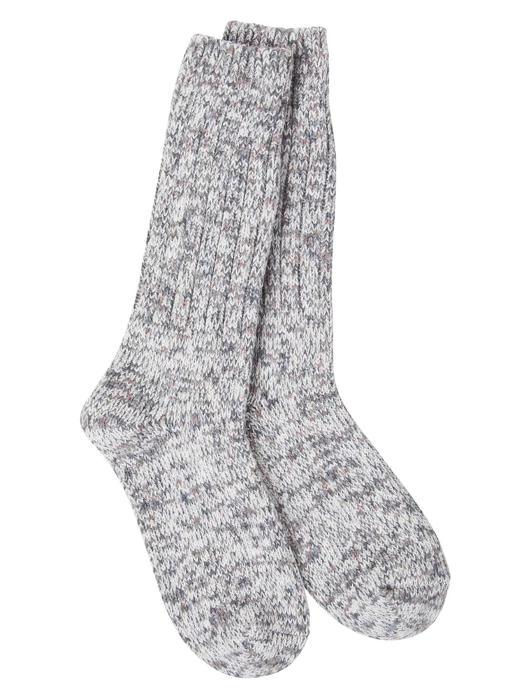 WORLD SOFTEST SOCKS Ragg Crew Sock in Rocky