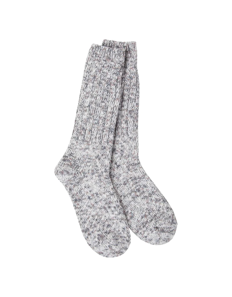 WORLD SOFTEST SOCKS Ragg Crew Sock in Rocky