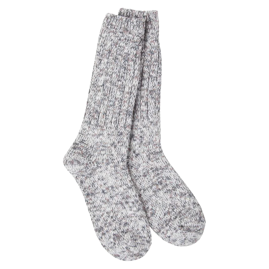 WORLD SOFTEST SOCKS Ragg Crew Sock in Rocky