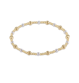 ENEWTON DESIGN Dignity Sincerity Pattern Bead Bracelet - Pearl/Gold