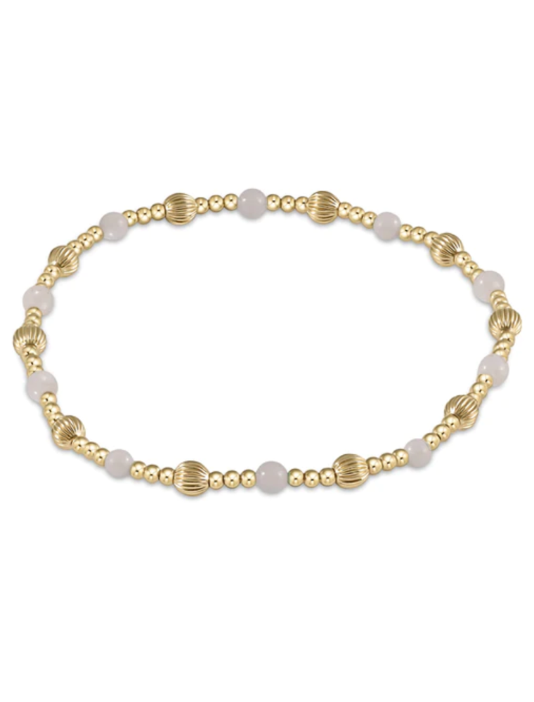 ENEWTON DESIGN Dignity Sincerity Pattern Bead Bracelet - Moonstone/Gold