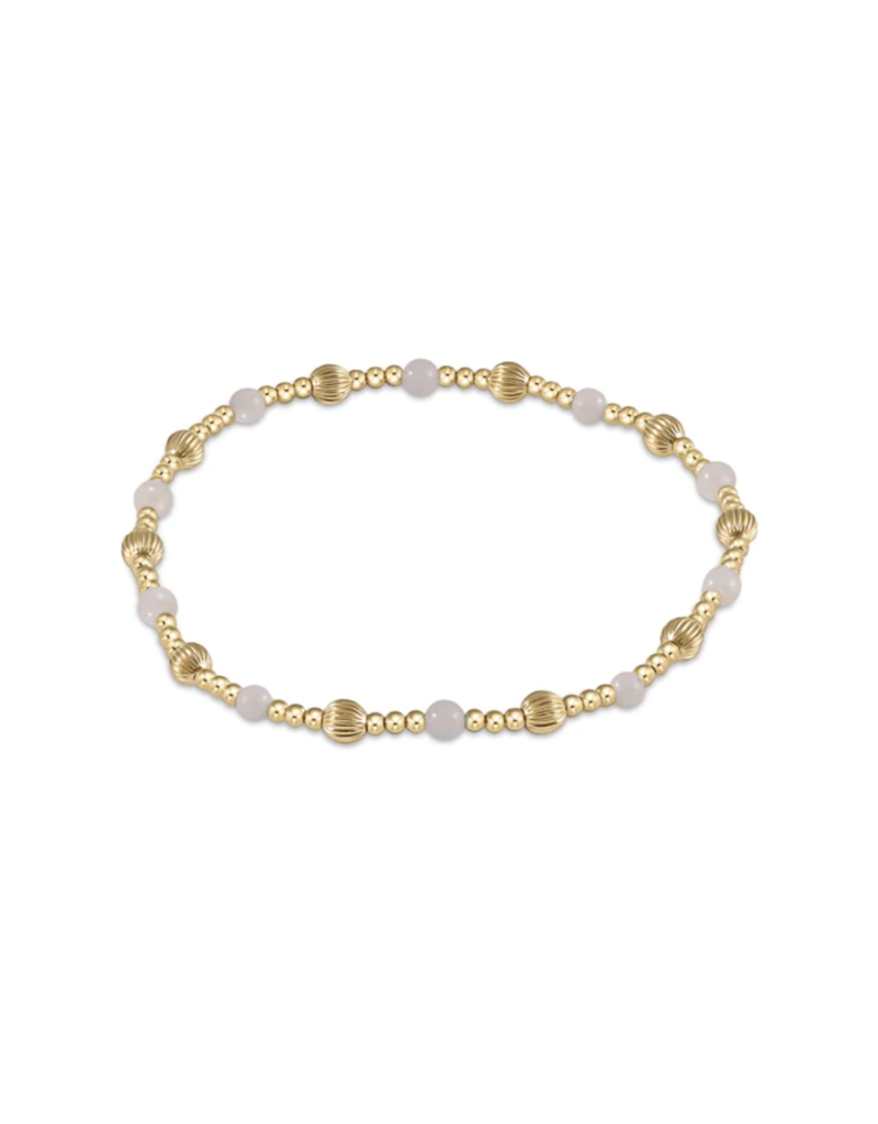 ENEWTON DESIGN Dignity Sincerity Pattern Bead Bracelet - Moonstone/Gold