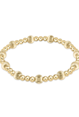 ENEWTON DESIGN Dignity Sincerity Pattern 6mm Bead Bracelet - Gold
