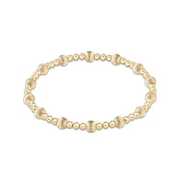 ENEWTON DESIGN Dignity Sincerity Pattern 5mm Bead Bracelet - Gold