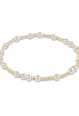 ENEWTON DESIGN Hope Unwritten 4mm Bead Bracelet - Pearl/Gold
