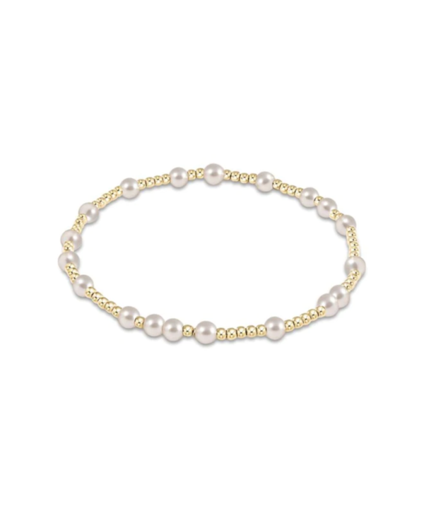 Hope Unwritten Bracelet - Pearl/Gold