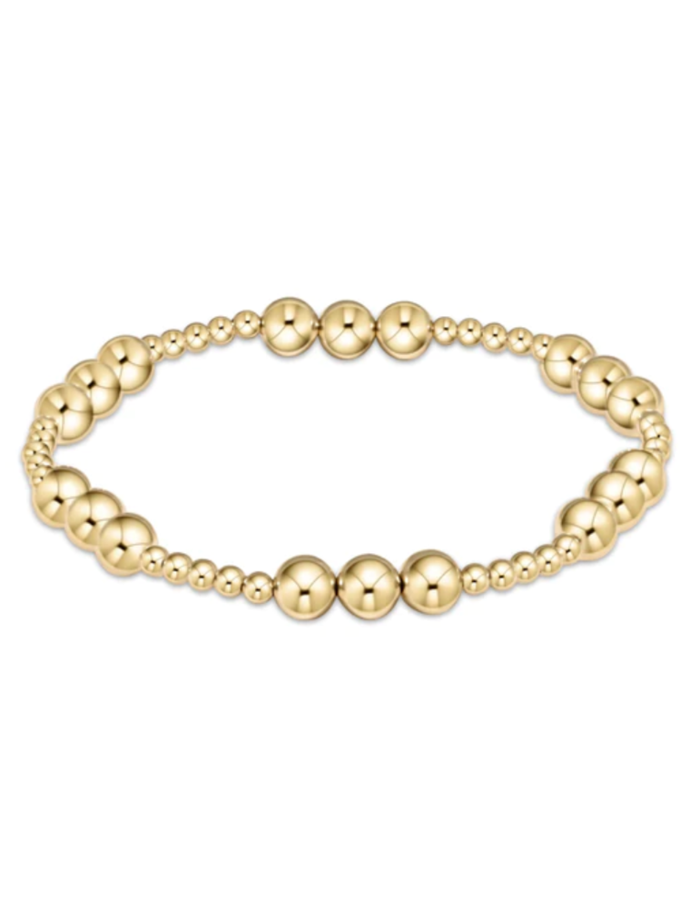 ENEWTON DESIGN Classic Joy Pattern 6mm Bead Bracelet - Gold