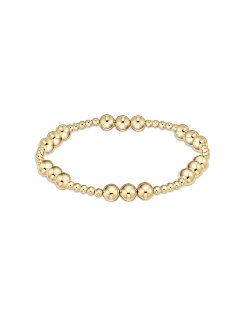 ENEWTON DESIGN Classic Joy Pattern 6mm Bead Bracelet - Gold