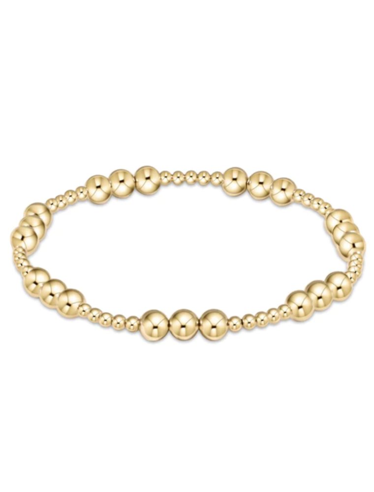 ENEWTON DESIGN Classic Joy Pattern 5mm Bead Bracelet - Gold