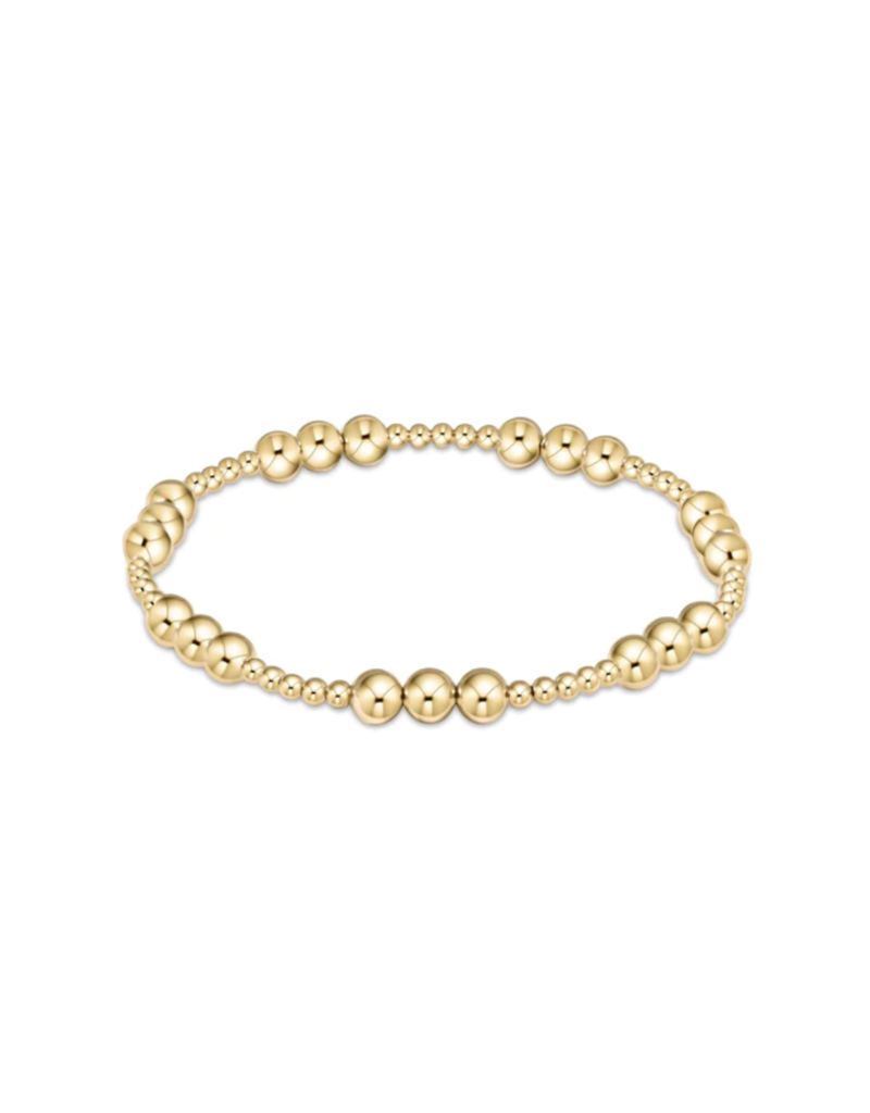 ENEWTON DESIGN Classic Joy Pattern 5mm Bead Bracelet - Gold