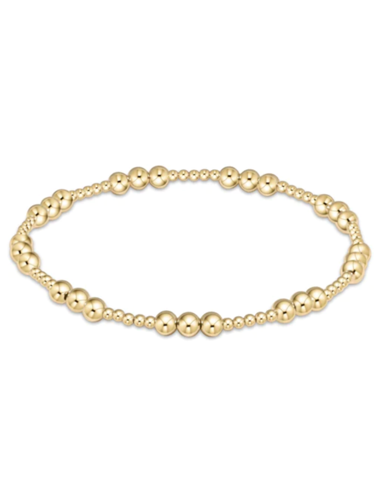 ENEWTON DESIGN Classic Joy Pattern 4mm Bead Bracelet - Gold
