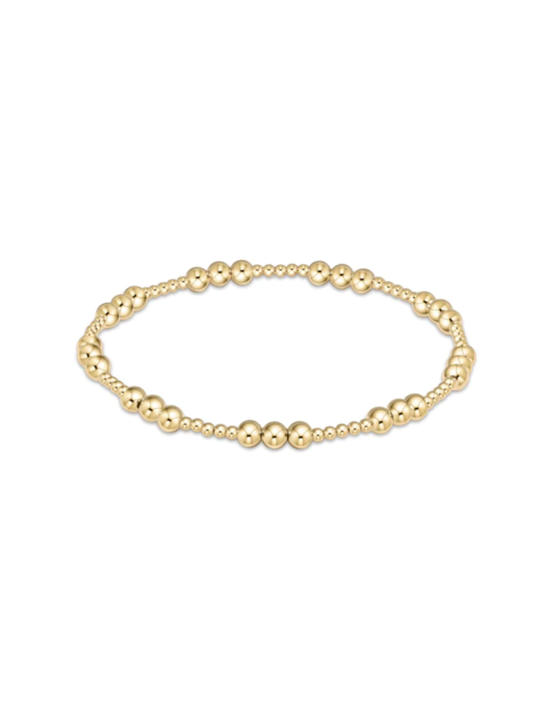 ENEWTON DESIGN Classic Joy Pattern 4mm Bead Bracelet - Gold