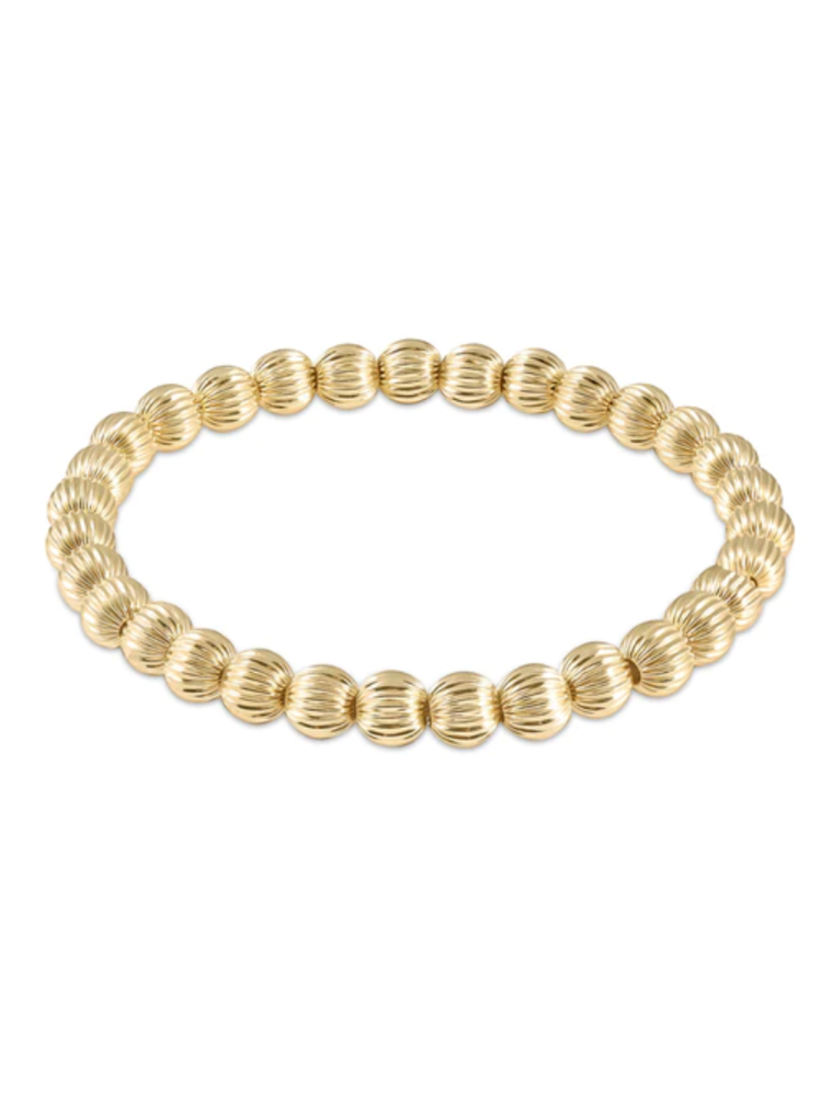 ENEWTON DESIGN Dignity Pattern 6mm Bead Bracelet - Gold