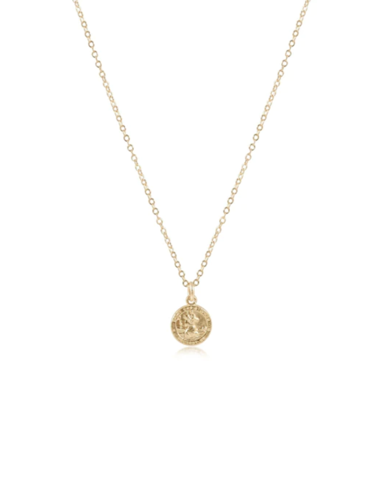 ENEWTON DESIGN Gold 16" Necklace - Protection Small Disc Charm
