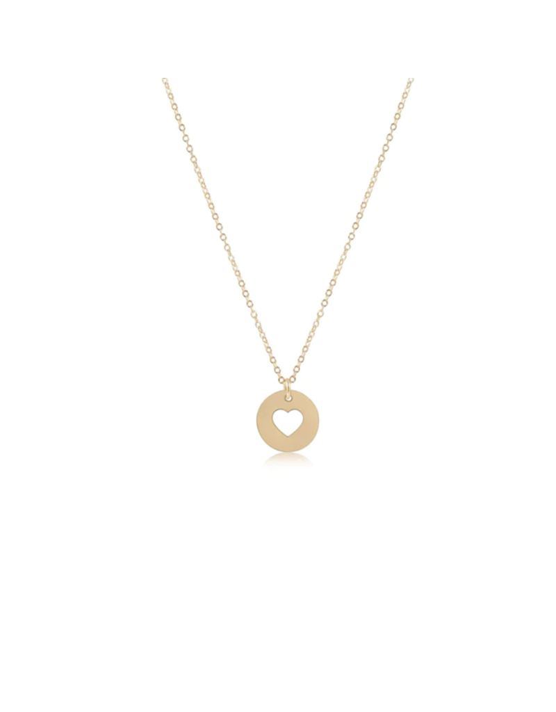 ENEWTON DESIGN Gold 16" Necklace - Love Disc Charm
