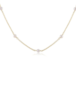ENEWTON DESIGN Simplicity 4mm Bead Chain 17" Necklace - Pearl/Gold