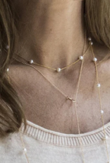 ENEWTON DESIGN Simplicity 4mm Bead Chain 17" Necklace - Pearl/Gold