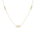 ENEWTON DESIGN Joy Simplicity 3mm Bead Chain 15" Choker Necklace - Gold