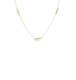 ENEWTON DESIGN Joy Simplicity 3mm Bead Chain 15" Choker Necklace - Gold